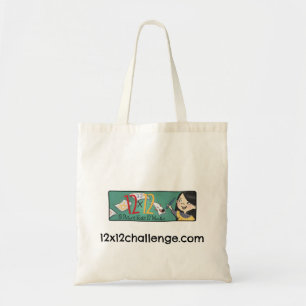 12 x 12 Painter Girl Tote Bag Tygkasse
