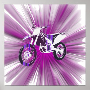 12 x 12 Poster Rosa Beam (halvljusstråle)