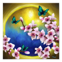 12 x 12 Vår i Heavens Print Fototryck