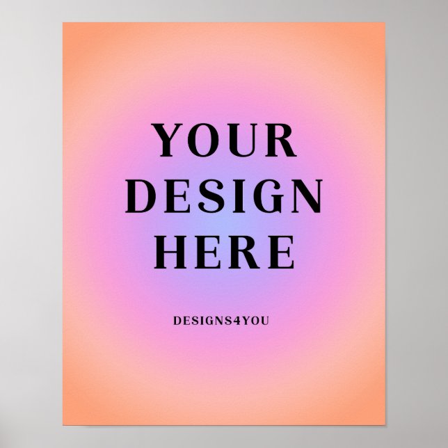12 x 15 Vertikal Utskriven Konst Poster (Framsidan)