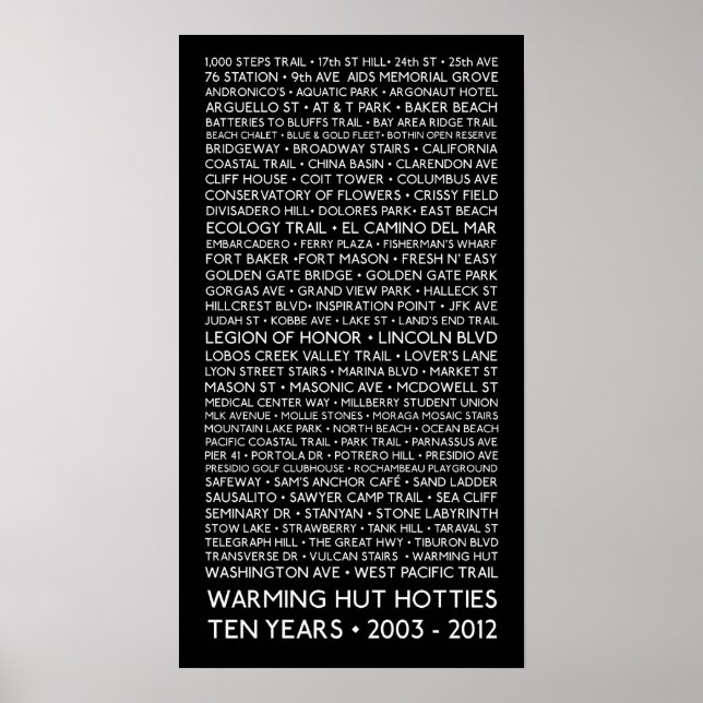 12 x 24-tums Poster - 10 år - värmande hotell (Framsidan)
