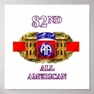 12B 82nd Airborne Division Poster