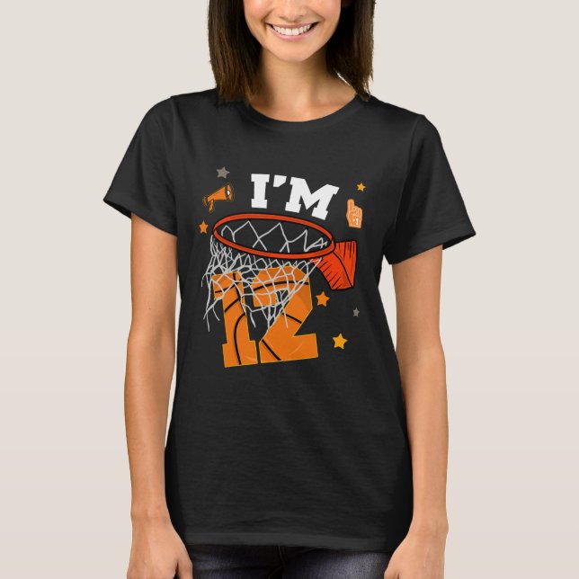 12th Birthday Sketll Boy Twelve Years 12 Yr Old Bd T Shirt (Framsida)