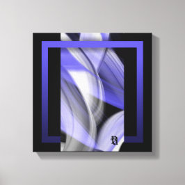 12x12" Lavender Moon Trend Abstract Art Violet Canvastryck