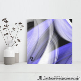 12x12" Lavender Moon Trend Abstract Art Violet Canvastryck