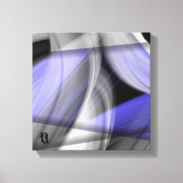 12x12" Lavender Moon Trend Abstract Art Violet Canvastryck