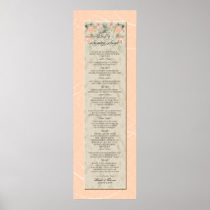 12x36 som bygger en hållbar kärlek - persikaRosa Poster