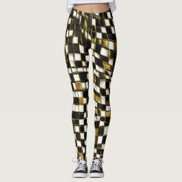 13025 guld-disco leggings