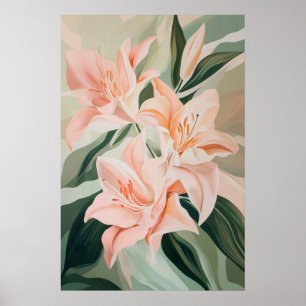 1303 Blommigt Poster