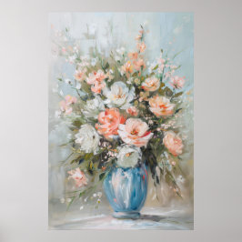 1305 Blommigt Poster