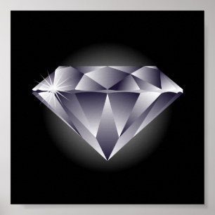 1307552490_Vector_Clipart silver svart, svart, sva Poster