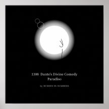1308 Dantes Divina komedi Paradiso Minimalist