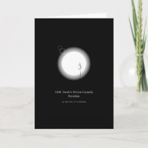 1308 Dantes Divina Komedi Paradiso Minimalistisk