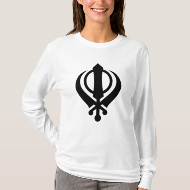 130px-Khanda1_svg T-shirt (Framsida)