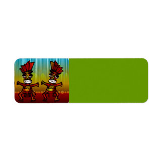 1312743176_Vector_Clipart Hawaiian Tiki manar Returadress Etikett