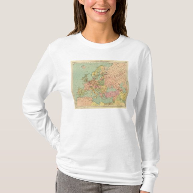 1314 politiska Europa Tee Shirt (Framsida)