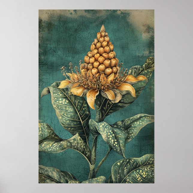 1318 Blommigt Poster (Framsidan)