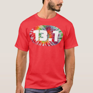 131 Miles halv Marathon Tie Dye T Shirt