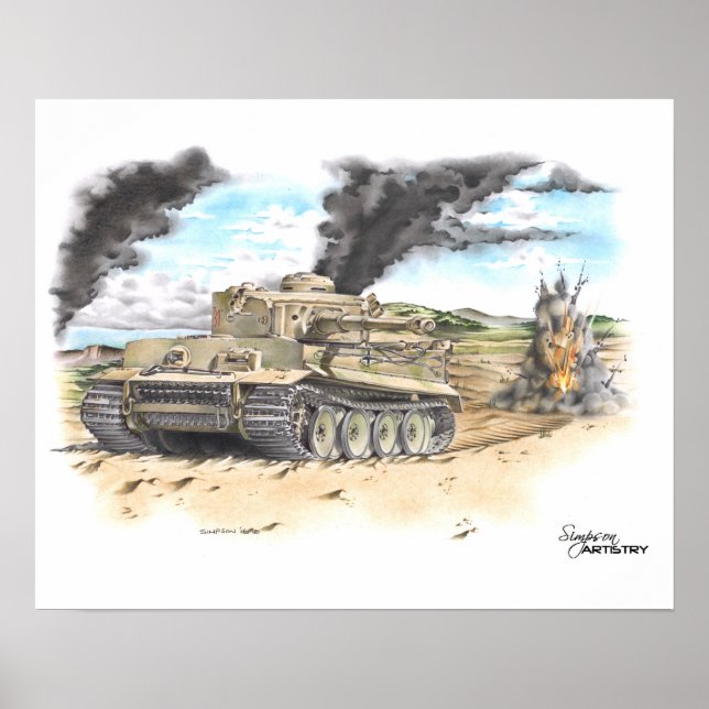 131 Tiger Poster (Framsidan)