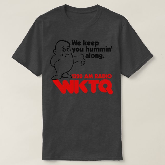 1320 WKTQ Pittsburgh Retro Defunct Radio Station T Shirt (Design framsida)