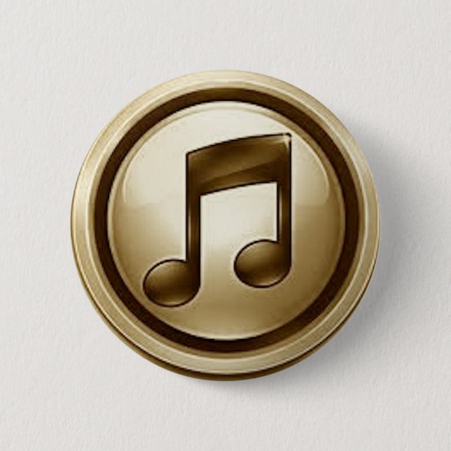 132535u7 Musikikon Knapp (Framsida)