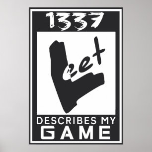 1337 Leet klassa Poster