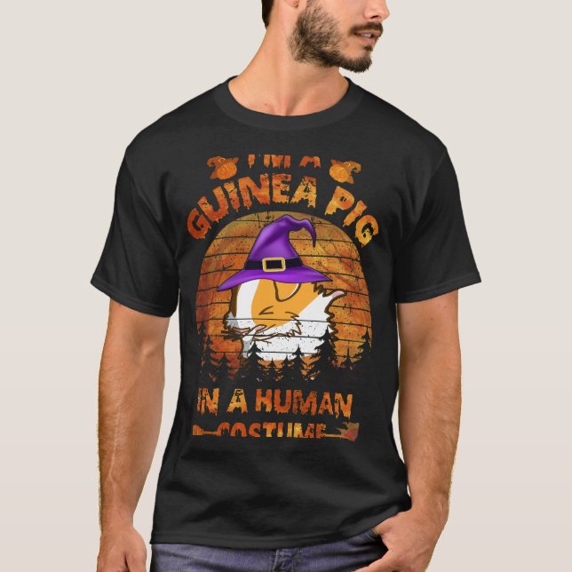 133 marsvin kostymer för människor t shirt (Framsida)