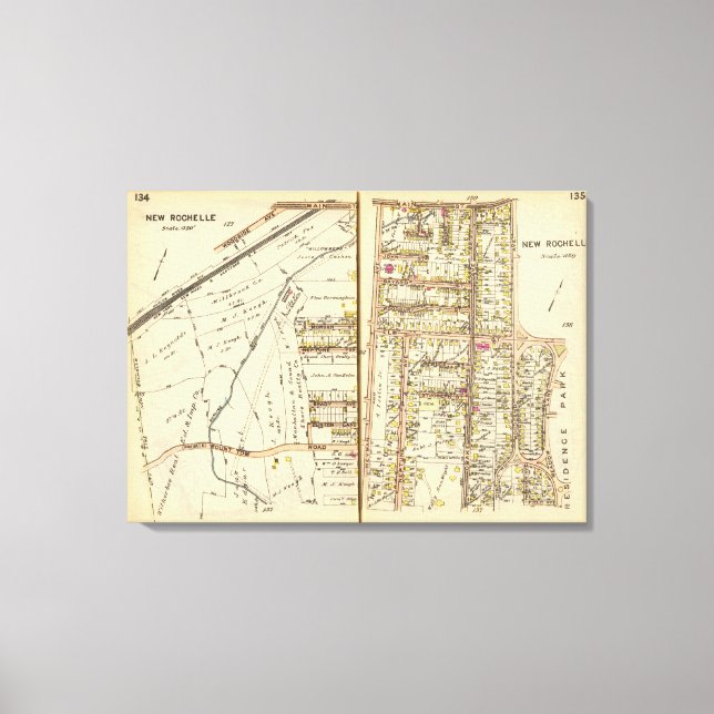 134135 New Rochelle Canvastryck (Framsida)