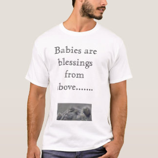 134479695 babyar är välsignelser från ovannämnt t-shirt