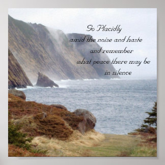 134, sätt dig stilla i bruset och skynda på ... poster