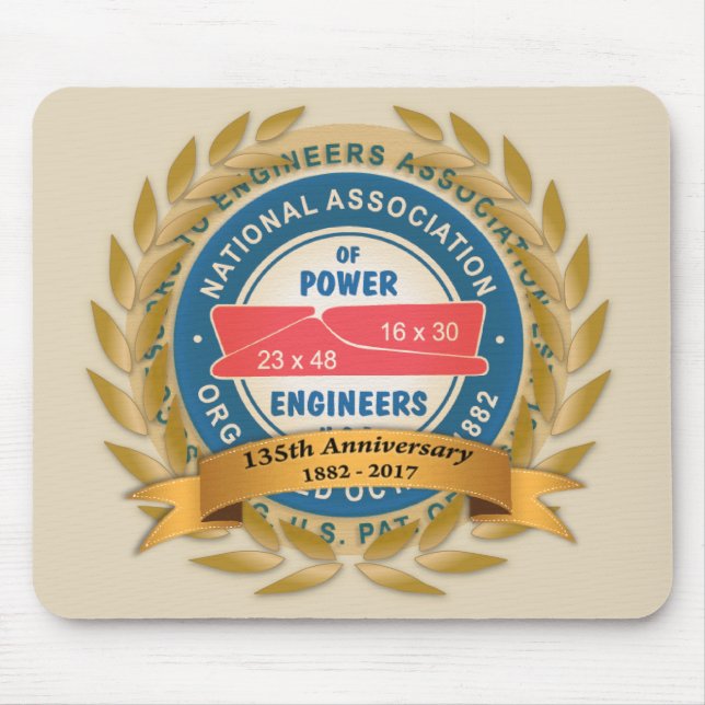 135. Årsdag Mousepad Musmatta (Framsidan)