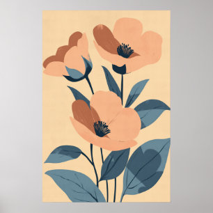 1369 Blommigt Poster