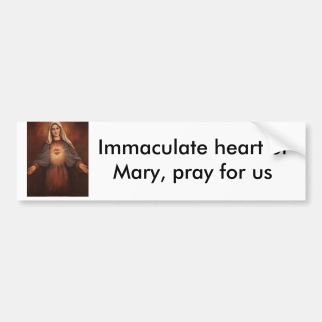 136-22521~Mary-s-Immaculate-Heart-Posters Imma… Bildekal (Framsidan)