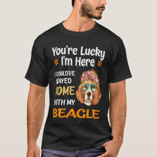 136 Du är ett lyckligt hem med min beagle T Shirt