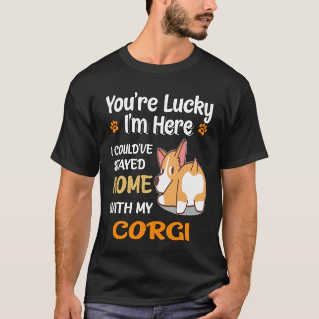136 Du är lycklig T Shirt (Framsida)
