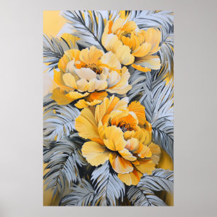 1371 Blommigt Poster