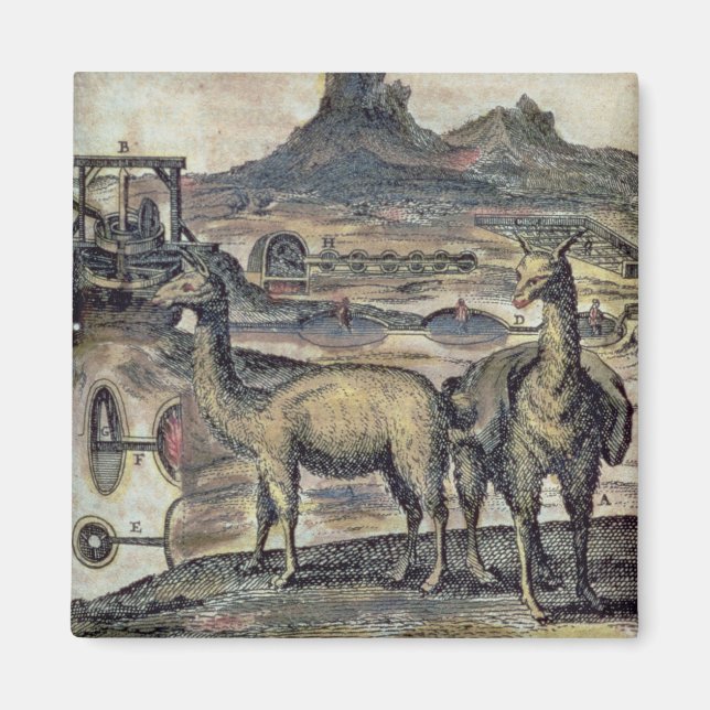 137-0627924 Illustration från Perus historia Magnet (Framsidan)