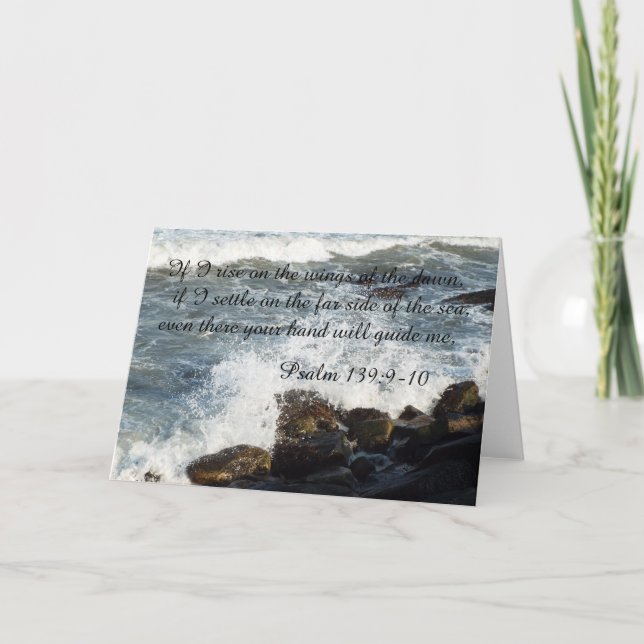 139:9 för bibelcitationsteckenPsalm - kort 10 (Framsida)