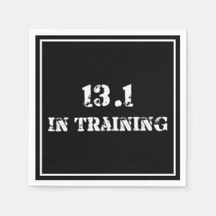 13.1 i Träning i halvmarathon Tävling - Körning Pappersservett