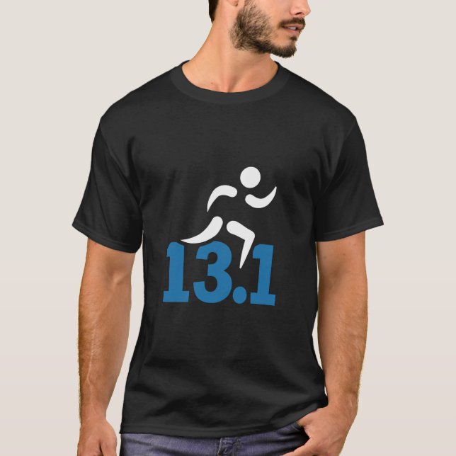 13 1 miles halv Marathon T Shirt (Framsida)