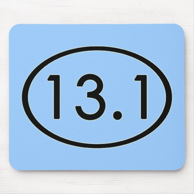 13,1 Miles Mousepad Musmatta (Framsidan)