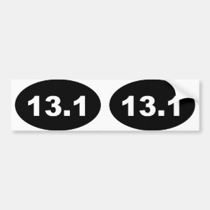 13.1 oval bildekal