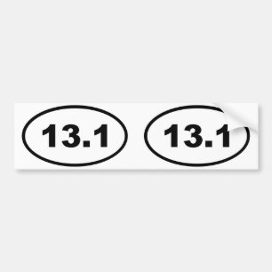 13.1 oval bildekal