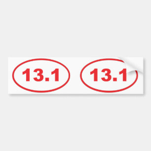 13.1 röd bildekal
