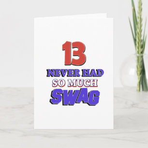 13 Åldersgåva Kort