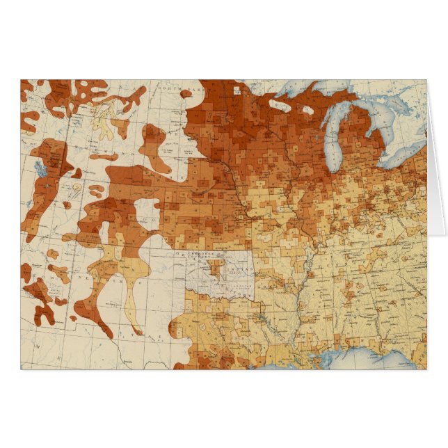 13 Andel förförestående 1890 Hälsningskort (Framsidan Horizontal)