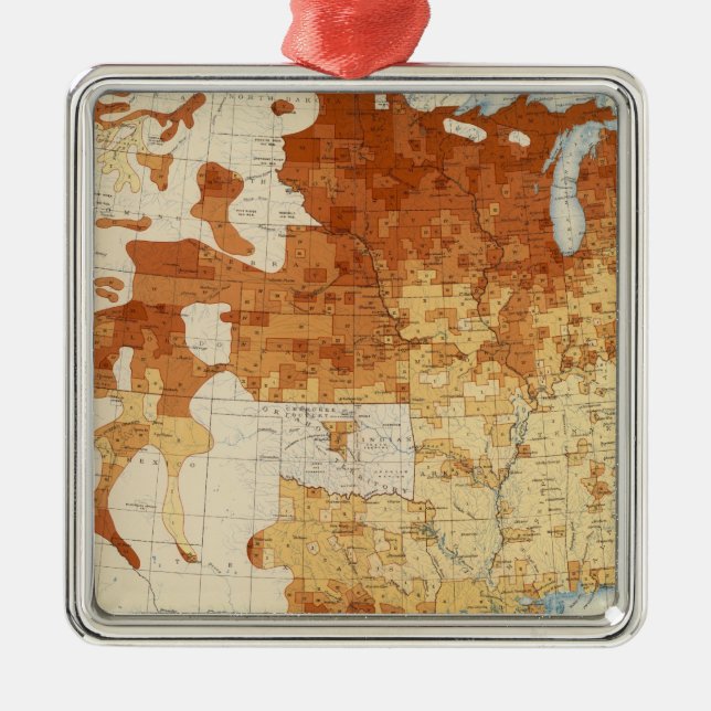 13 Andel förkommande 1890 Julgransprydnad Metall (Framsidan)