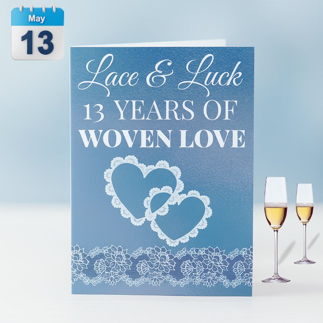 13 år av vävd kärlek kort (Skapare uppladdad)