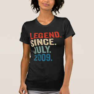 13 år gamla gåvor sedan juli 2009 13:e bir t shirt