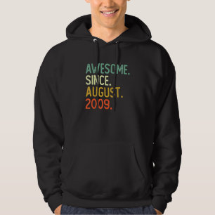 13 år gammal fantastisk sedan augusti 2009 13-årsd hoodie